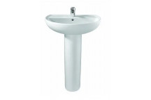 Twyford White basin 550mm 1TH