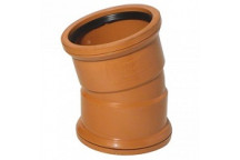 110mm Underground 15 Deg Double Socket Bend