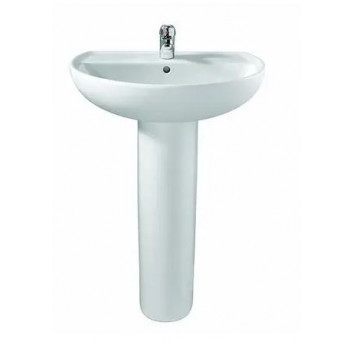 Twyford White basin 550mm 1TH