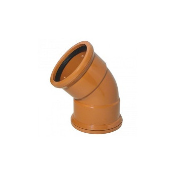 110mm Underground 45 Deg Double Socket Bend